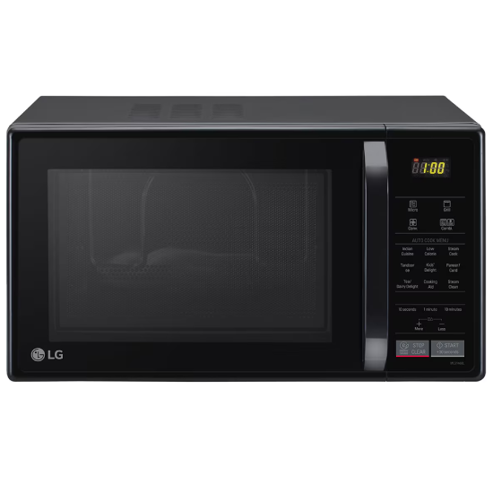 LG 28 L All-In-One Convection Microwave Oven with 251 Auto Cook Menu, Quartz Heater, Health Plus Menu, Black
